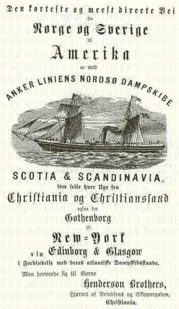 The Anchor Line - Passenger lists and Emigrant ships from Norway